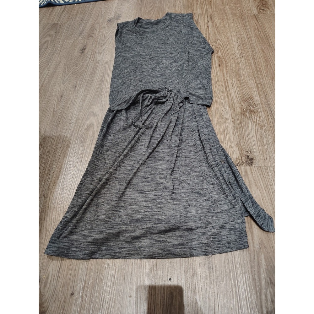 Lululemon Layer Up Dress Heathered Gray Women's Sz Small S